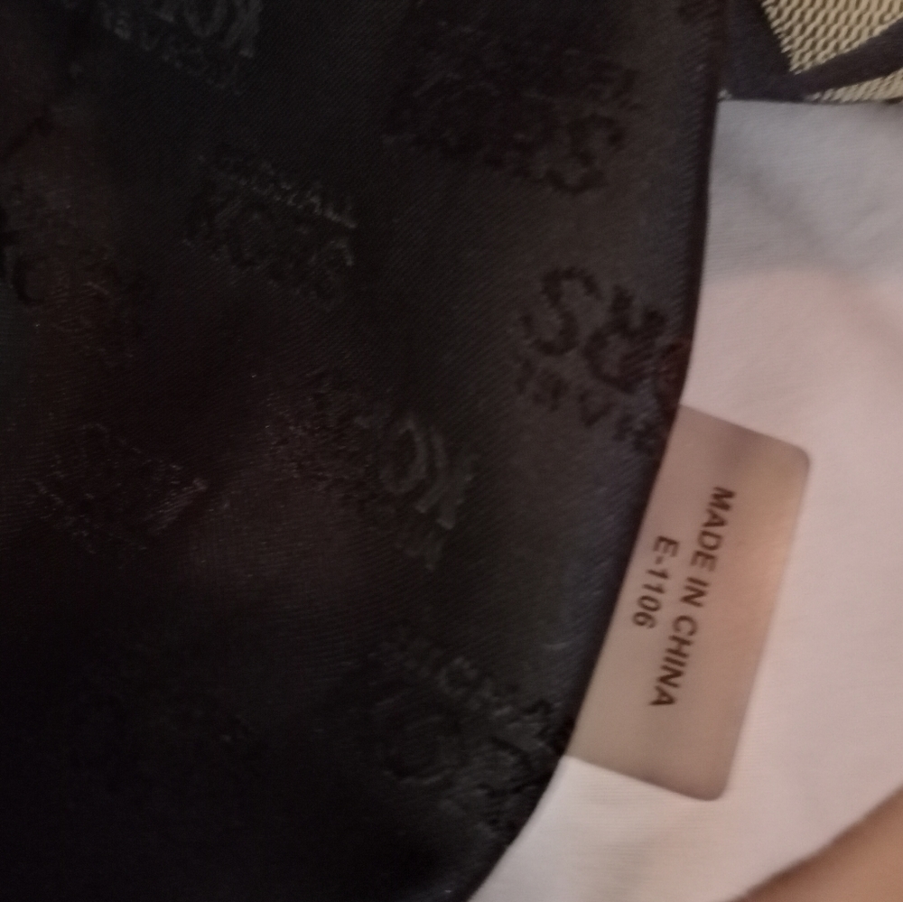Michael Kors Beige Monogram MK Logo Tote Bag - Picture 8 of 13